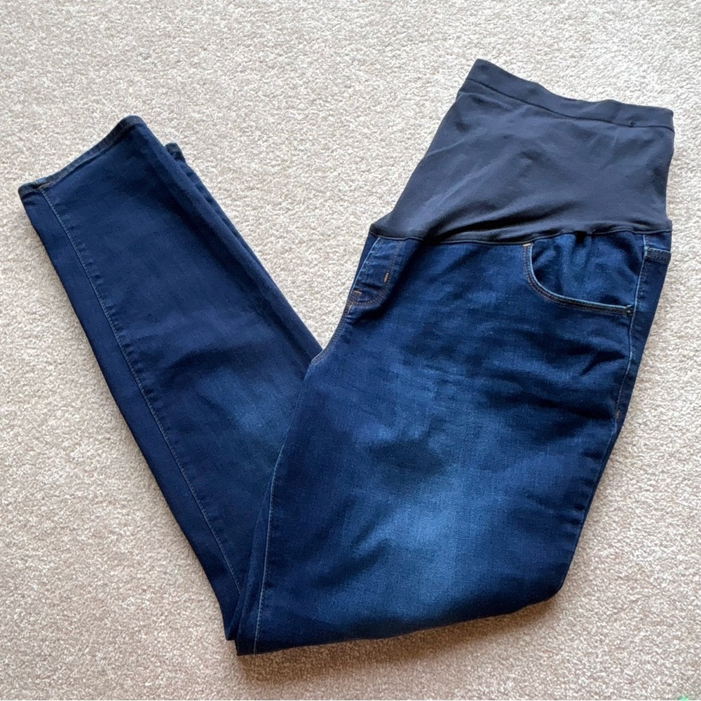Maternity skinny jeans-Long length